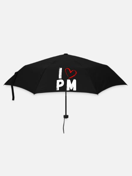 I Love PM | I love PM | Product Management - Umbrella (small) - black