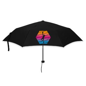 Basketteur - Parapluie standard - noir - Devant