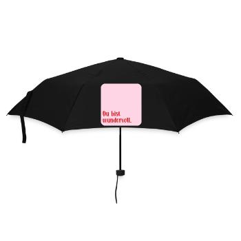 Amour merveilleux - Parapluie standard - noir - Devant