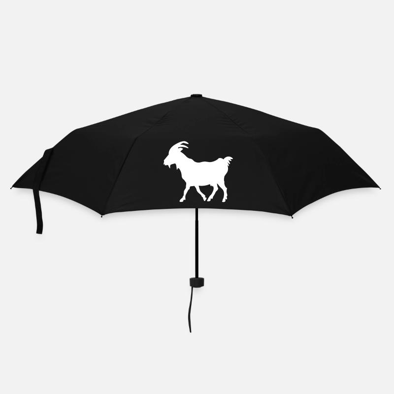 Blanc de chèvre - Parapluie standard - noir