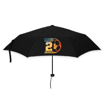 2nd Birthday 2 Years Young Kids Football - Umbrella (small) - black - Front