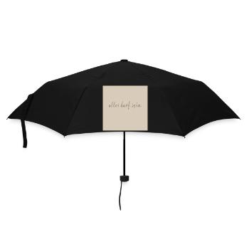 Tout peut être – Affiche à scénario réduit - Parapluie standard - noir - Devant