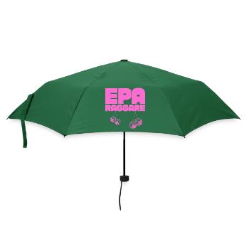 EPA Ragger – Rosa Hängende Würfel - Regenschirm (klein) - Flaschengrün - Vorne