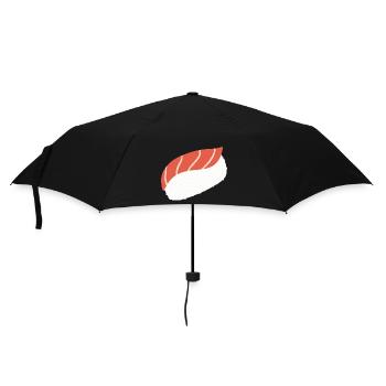 Art minimal du sushi au thon nigiri - Parapluie standard - noir - Devant