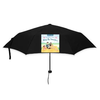 Family First – Heartwarming Family Love Des - Parapluie standard - noir - Devant