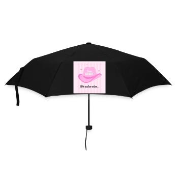 Junggesellinnenabschied JGA T-Shirt & Hoodie Bride - Regenschirm (klein) - Schwarz - Vorne