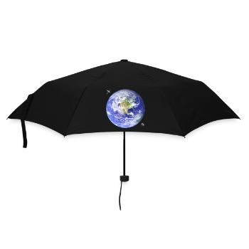 Planet Earth - Umbrella (small) - black - Front