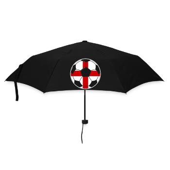 Fußball – Team England - Regenschirm (klein) - Schwarz - Vorne