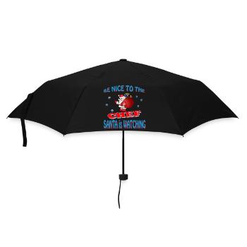 CHEF DU PÈRE NOËL - Parapluie standard - noir - Devant