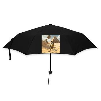 Adventurous Rat in Egypt - Umbrella (small) - black - Front