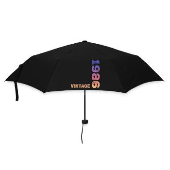 Millésime 1986 - Parapluie standard - noir - Devant