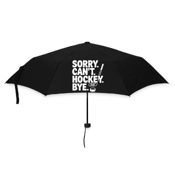 Désolé. Je ne peux pas. Hockey. Au revoir. - Parapluie standard - noir - Devant