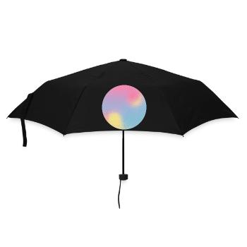 Aura Check Pastel Gradient Sphere - Umbrella (small) - black - Front