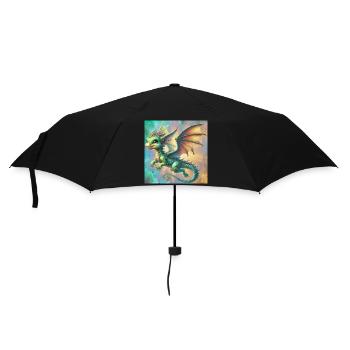 dragon - Parapluie standard - noir - Devant