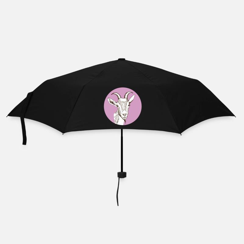 Chèvre - Parapluie standard - noir