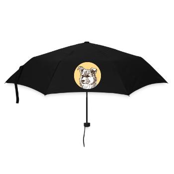 Dog - Umbrella (small) - black - Front