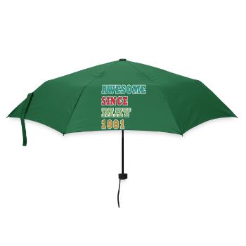 Awesome since May 1981 - Umbrella (small) - bottlegreen - Front