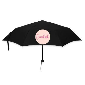 Komm zurück - Regenschirm (klein) - Schwarz - Vorne