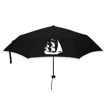 Voile - Parapluie standard - noir - Devant