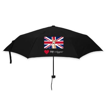 LUVMYWHIPPET (Blanc) - Parapluie standard - noir - Devant