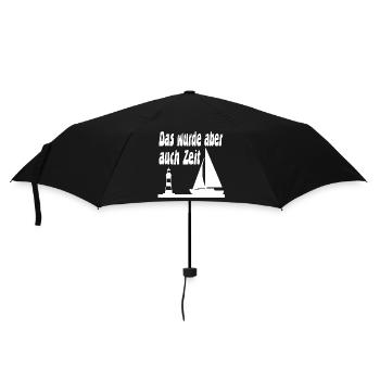 Voile - Parapluie standard - noir - Devant