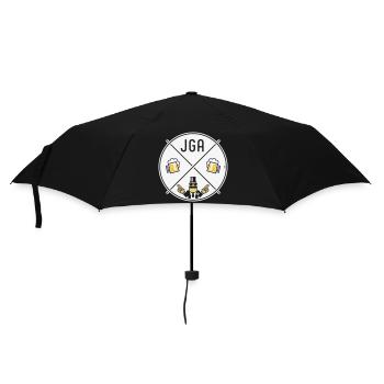 Signe de main du marié Signe de bière Symbole NEG 3C - Parapluie standard - noir - Devant