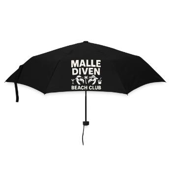 Malle Diven Beach Club Flamingo Mallorca Party - Parapluie standard - noir - Devant