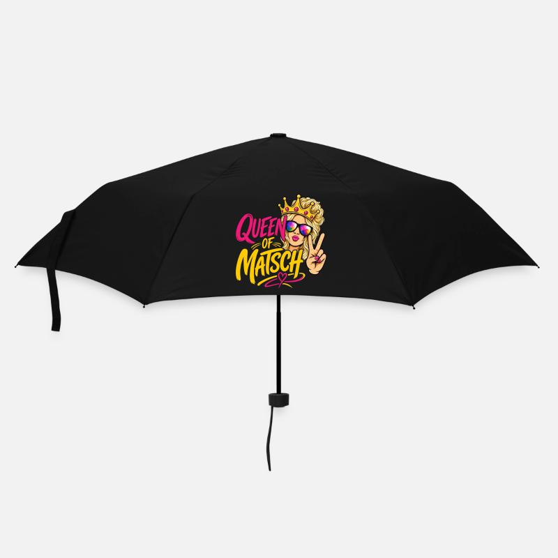 Queen of Mud - Blonde - Umbrella (small) - black