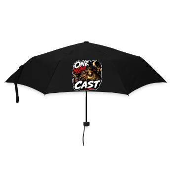 Funny Carp Fishing Shirt – One More Cast - Umbrella (small) - black - Front