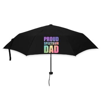 Stolzer Spectrum-Papa - Regenschirm (klein) - Schwarz - Vorne