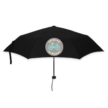 Fahrrad Rennrad coole Sprüche Stimmung Bürohumor  - Regenschirm (klein) - Schwarz - Vorne