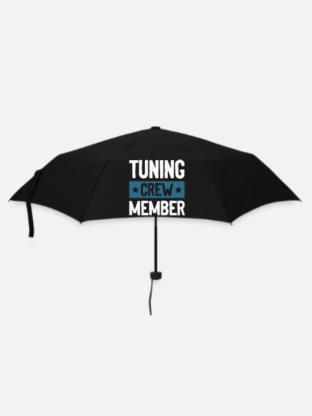 Tuning Crew - Regenschirm (klein) - Schwarz