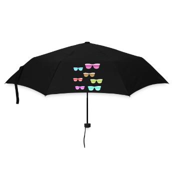 Sun grooves - Umbrella (small) - black - Front