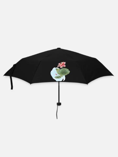 Water Lily Watercolor Blossom Magic - Umbrella (small) - black