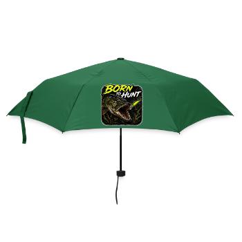 Born To Hunt Pike Fishing Design - Umbrella (small) - bottlegreen - Front