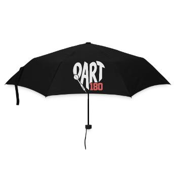 Dart Heart with Arrow 180 - Umbrella (small) - black - Front