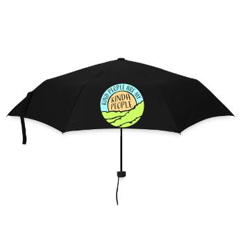 Kind People Are My Kinda People Friendliness - Umbrella (small) - black - Front