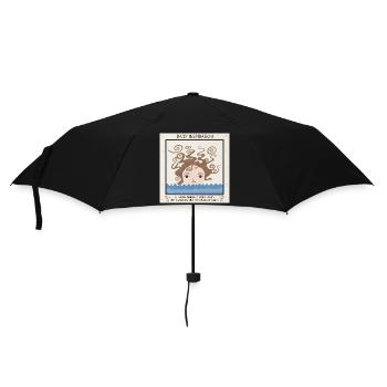 Sea of Tranquility and Thoughts - Umbrella (small) - black - Front