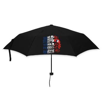 Corsaires de Saint-Malo - Regenschirm (klein) - Schwarz - Vorne