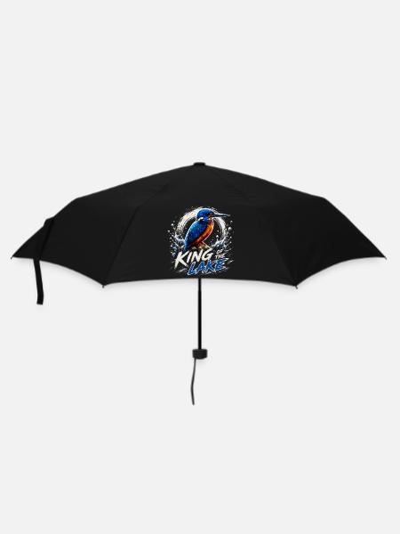King Of The Lake Kingfisher Design - Umbrella (small) - black