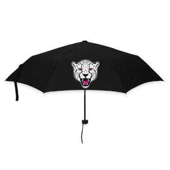 Gepard Leopard Mascot Logo Sport Gaming - Umbrella (small) - black - Front