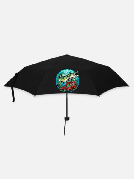 Hecht Fang Design - Regenschirm (klein) - Schwarz