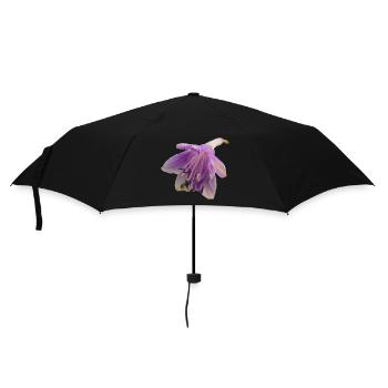 Macro_Purple_Hosta_Bloom - Umbrella (small) - black - Front