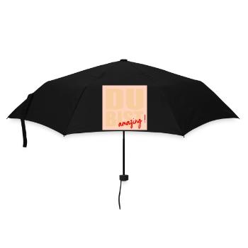 Bonne humeur, estime de soi, - Parapluie standard - noir - Devant
