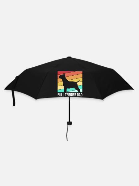 Bullterrier - Regenschirm (klein) - Schwarz