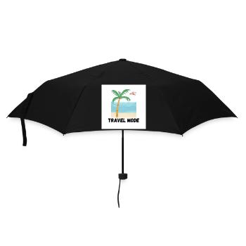 Mode Voyage Conception de plages tropicales - Parapluie standard - noir - Devant