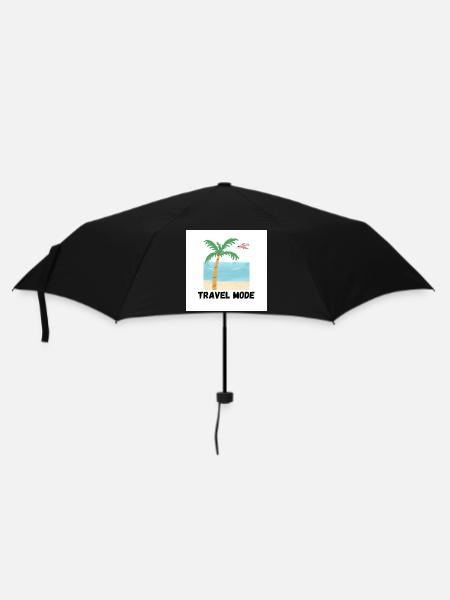 Mode Voyage Conception de plages tropicales - Parapluie standard - noir