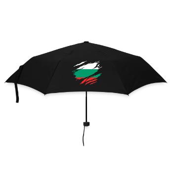 Bulgaria Bulgarian Flag - Umbrella (small) - black - Front