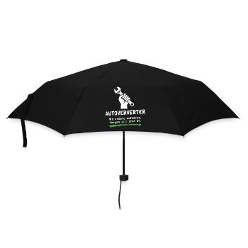 Autoverwerter - wo andere aufhören fangen wir an! - Regenschirm (klein) - Schwarz - Vorne