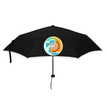 Surfskate Lover - Parapluie standard - noir - Devant